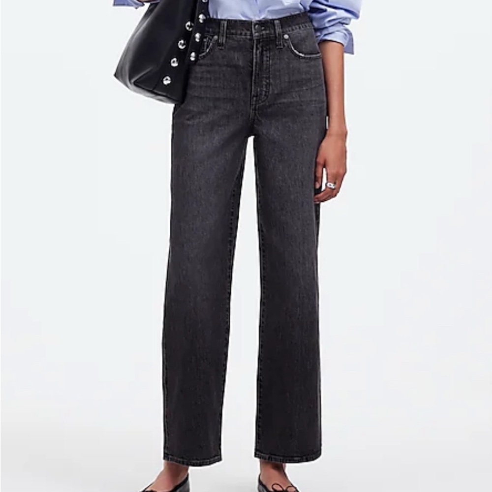 High Rise Black Cropped Jeans
